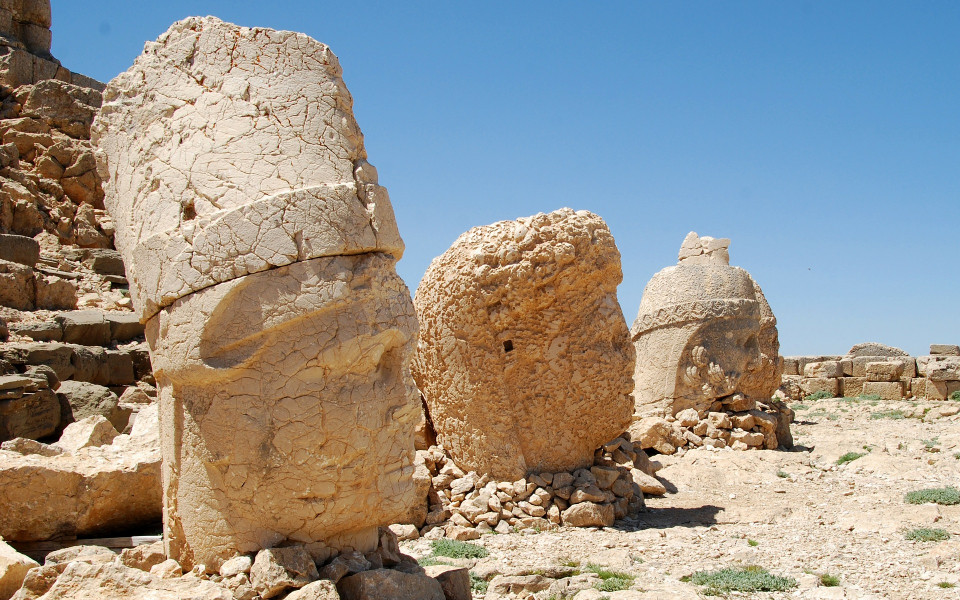 Nemrut dagi K&ouml;pfe in der T&uuml;rkei