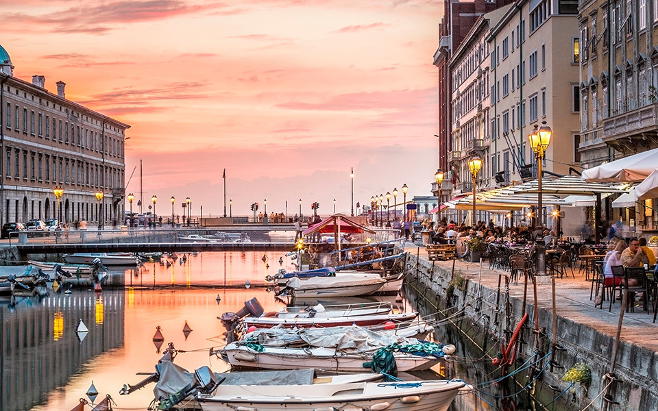 Hafen in Triest 